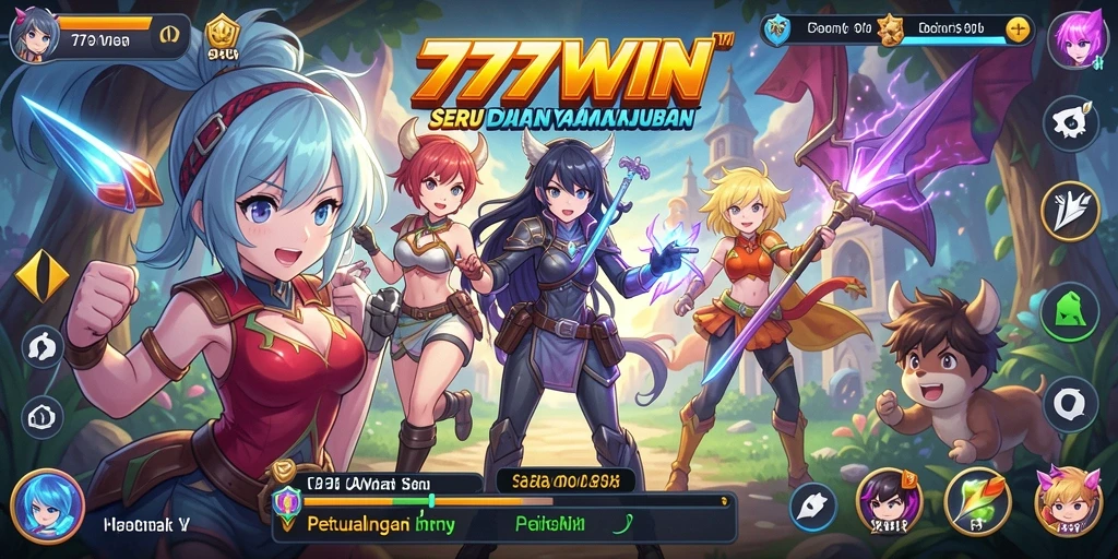 Gameplay menarik dalam dunia Anime yang penuh warna.