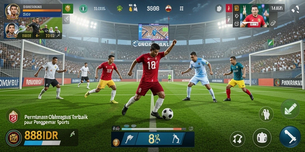 Tampilan gameplay seru dari 888IDR dengan teman-teman.