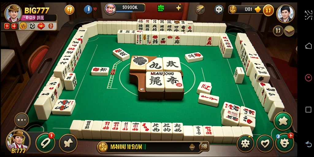 Tampilan gameplay seru Mahjong dengan grafis menarik.