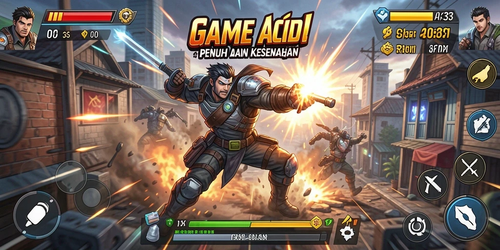 Tampilan gameplay CERIA33 yang penuh aksi dan tantangan seru.