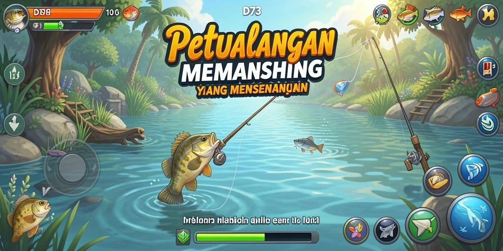 Tampak seru dengan gameplay memancing yang menarik dalam D73.