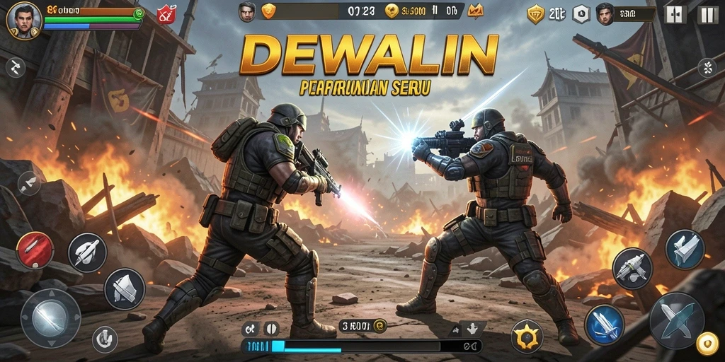 Tampilan seru pertarungan di arena DEWALIN.