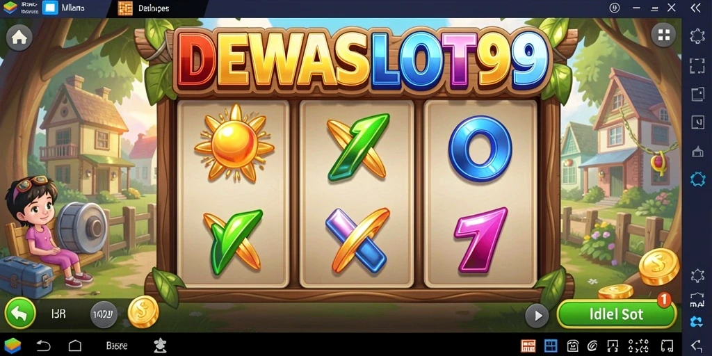 Tampilan gameplay DEWASLOT99 yang mengasyikkan dan penuh warna.