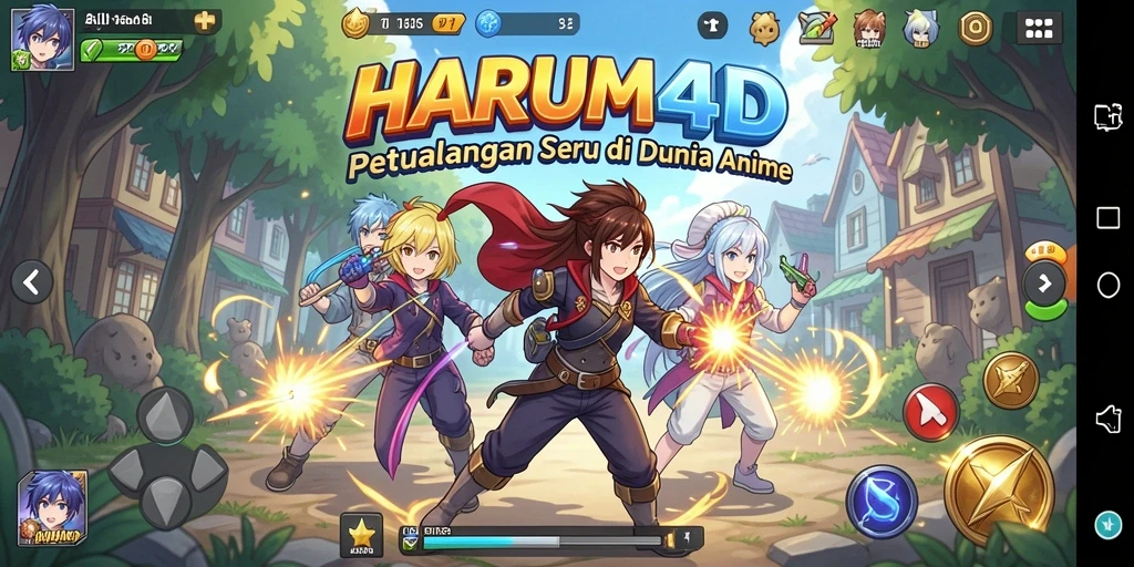 Tampilan menarik dari gameplay HARUM4D yang memikat.