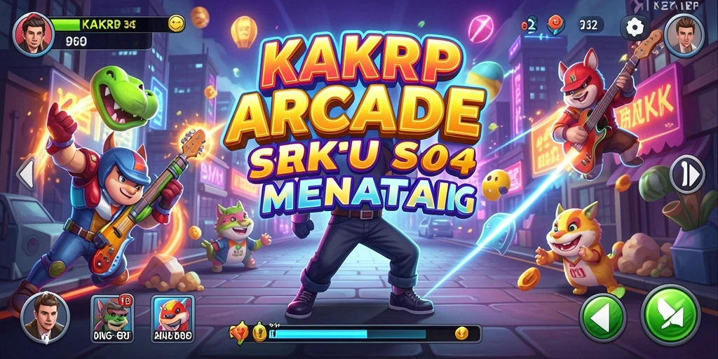 Tampilan gameplay menantang dan penuh warna dari KAKRP.
