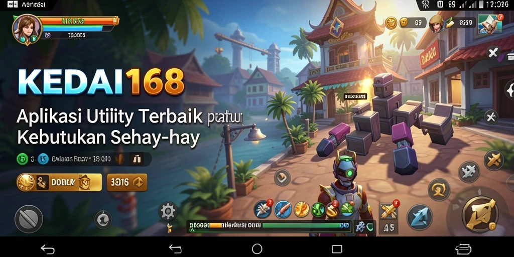 Tampilan antarmuka KEDAI168 yang user-friendly dan fungsional.