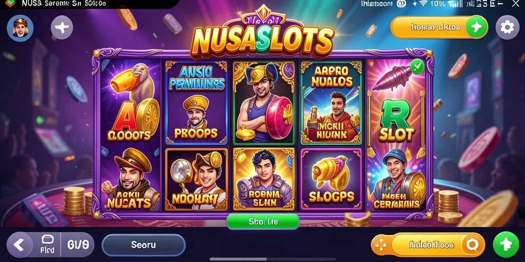 Cuplikan gameplay NUSASLOTS yang seru dan mendebarkan.