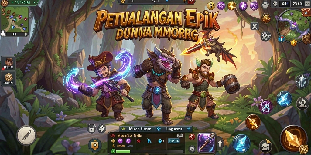 Screenshot PG11 menampilkan aksi seru dalam pertempuran MMORPG.