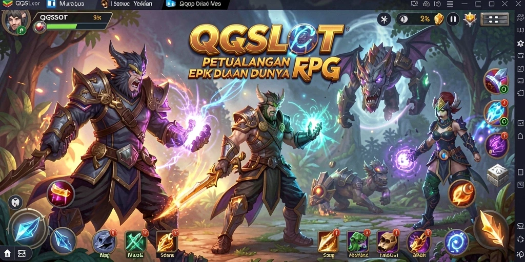 Tampilan permainan RPG yang memukau dan penuh aksi.