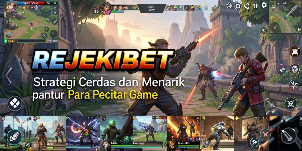 Tampilan gameplay strategis dari REJEKIBET yang menantang.