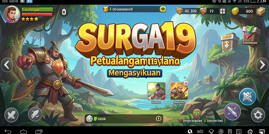 Tangkapan layar menunjukkan aksi gameplay Idle yang menarik dan penuh warna.