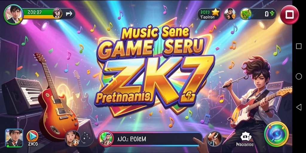 Tampilan gameplay ZK7 yang seru dan interaktif.