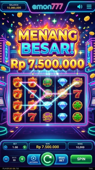 Tampilan utama emon777 yang menarik dan mudah dinavigasi.